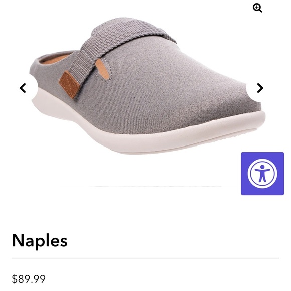 WACO | Revitalign Naples NIB grey shoes mules SZ 5.5 - Picture 2 of 10